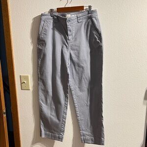 Classic Light Gray women’s wide leg chinos